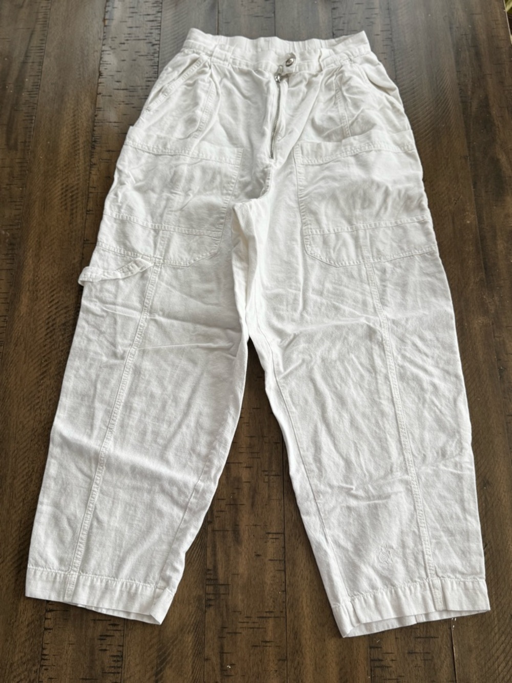 Urban Outfitters White Cotton & line Blend - Picture 3 of 11
